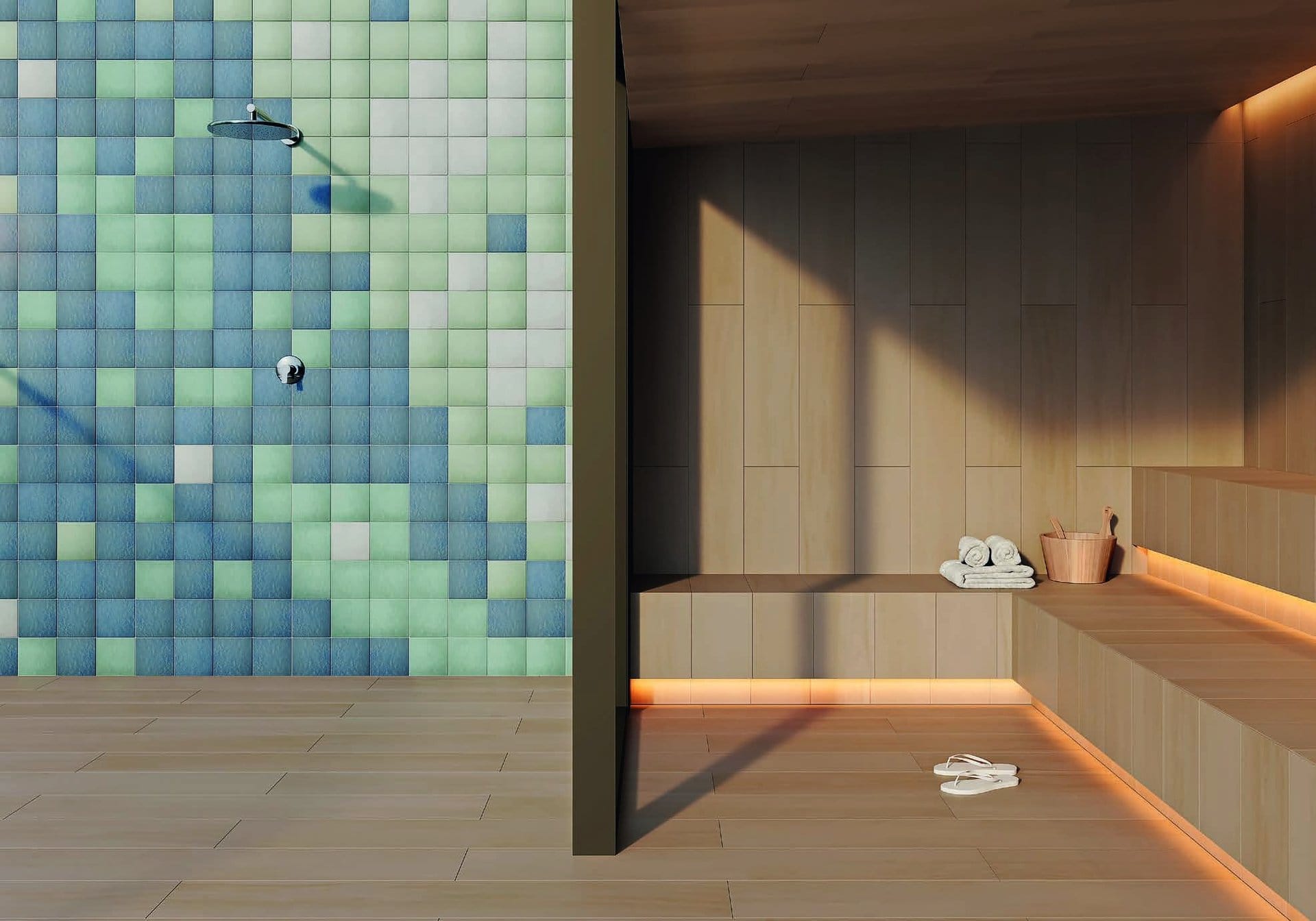 Connect Square — sauna a vapor