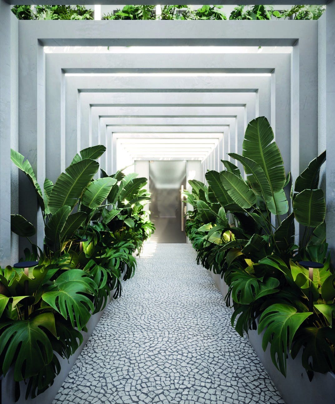 Paradís Leblon — jardim e acesso